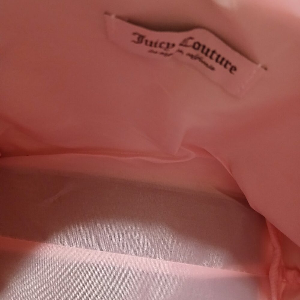 Juicy Couture - Set ot 2 Light Pink Velour Makeup Bags - Picture 7 of 11